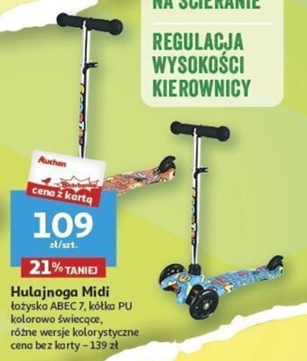 Auchan Hulajnoga Midi oferta