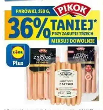 Lidl Pikok Parówki 250g oferta