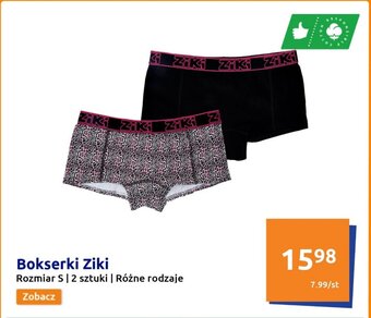 Action Bokserki Ziki Rozmiar S | 2 sztuki | oferta