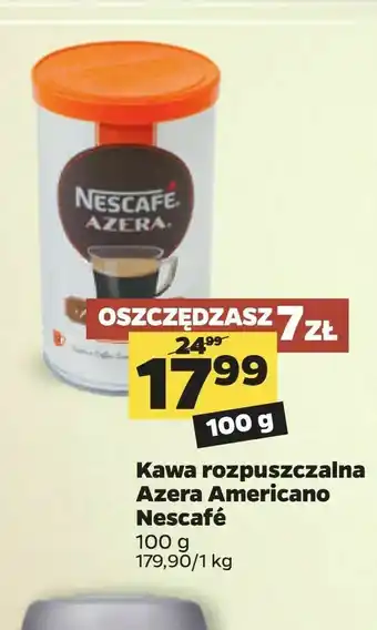 Netto Kawa rozpuszczalna Azera Americano Nescafé oferta