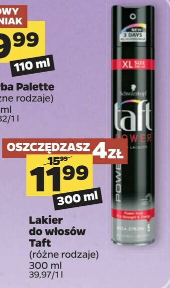 Netto Lakier do włosów Taft oferta