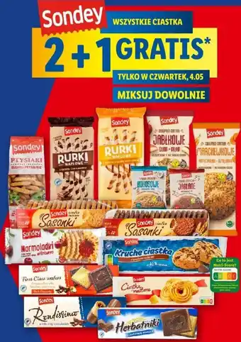 Lidl Sondey WSZYSTKIE CIASTKA oferta