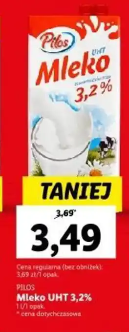 Lidl Pilos Mleko 3,2% 1l oferta