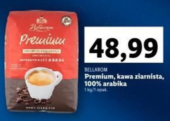 Lidl BELLAROM Premium, kawa ziarnista, 100% arabika 1kg oferta