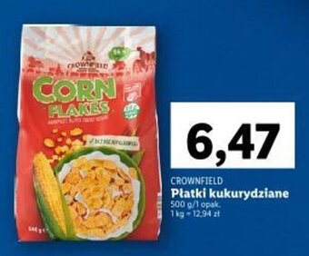 Lidl CROWNFIELD Płatki kukurydziane 500 g oferta