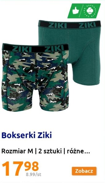 Action Bokserki Ziki Rozmiar M | 2 sztuki | oferta