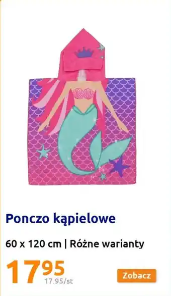 Action Ponczo kąpielowe 60 x 120 cm oferta