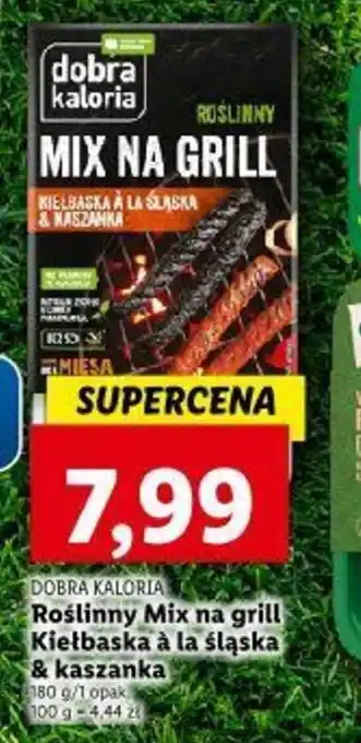 DOBRA KALORIA Roślinny Mix na grill Kiełbaska à la śląska & kaszanka 180 g