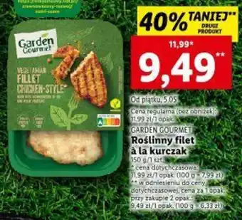 Lidl GARDEN GOURMET Roślinny filet à la kurczak 150g oferta