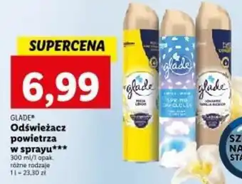 Lidl GLADE Odświeżacz powietrza w sprayu 300ml oferta