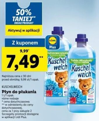 Lidl KUSCHELWEICH Płyn do płukania 1l oferta