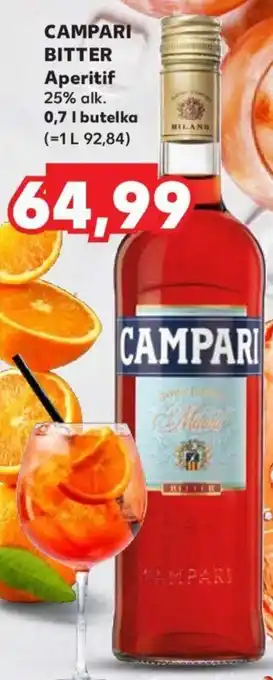 Kaufland CAMPARI BITTER Aperitif 25% 0,7l oferta