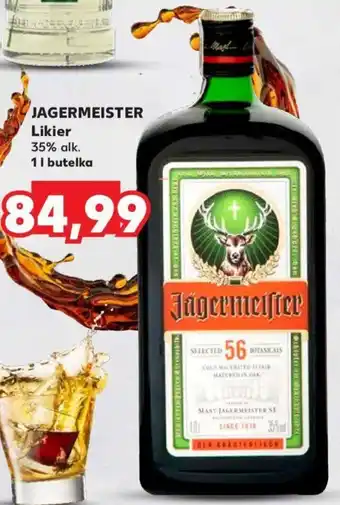 Kaufland JAGERMEISTER Likier 35% alk. 1l oferta