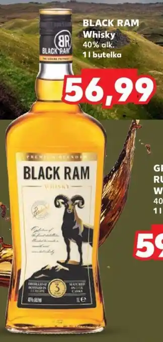 Kaufland BLACK RAM Whisky 40% alk. 1l oferta