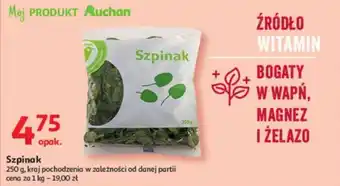Auchan Szpinak 250g oferta