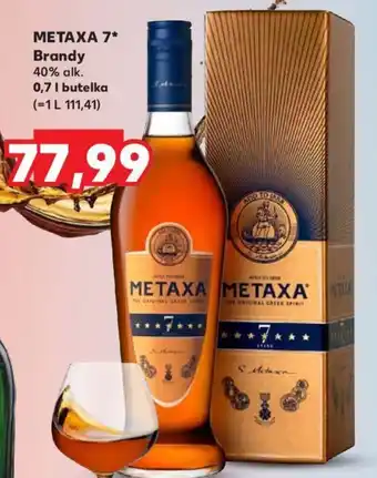Kaufland METAXA 7 Brandy 40% alk. 0,7l oferta