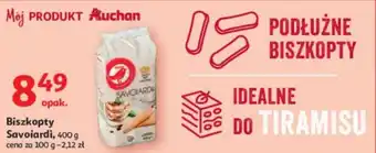 Auchan Biszkopty Savoiardi, 400 g oferta