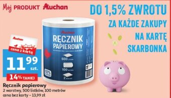 Auchan Ręcznik papierowy oferta
