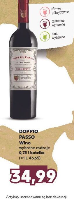 Kaufland Wino doppio passo semi dry oferta