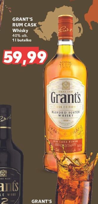 Kaufland Whisky grant's ale cask finish oferta