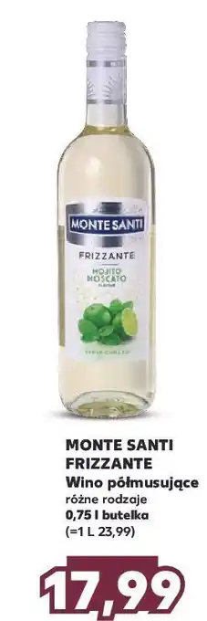 Kaufland Wino monte santi frizzante mojito oferta
