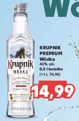 Kaufland Wódka krupnik vodka oferta