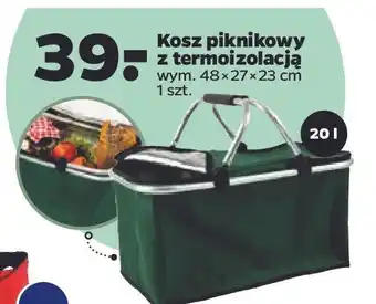 Netto Kosz piknikowy z termoizolacją 48 x 27 23 cm oferta