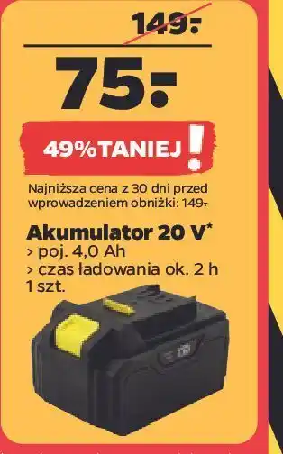 Netto Akumulator 20v 4.0ah techliner oferta
