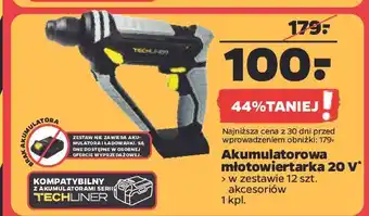Netto Młotowiertarka akumulatorowa 20 v techliner oferta