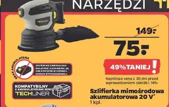 Netto Szlifierka mimośrodkowa 20 v techliner oferta