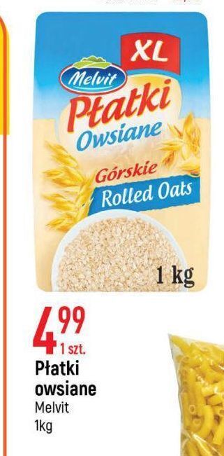 E.Leclerc Płatki owsiane górskie melvit oferta