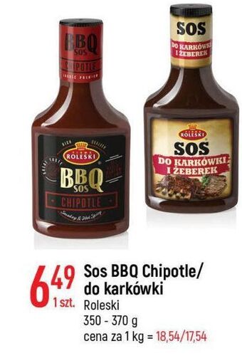 E.Leclerc Sos bbq chipotle roleski oferta