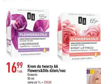 E.Leclerc Krem do twarzy 55+ aa flowers&oil oferta