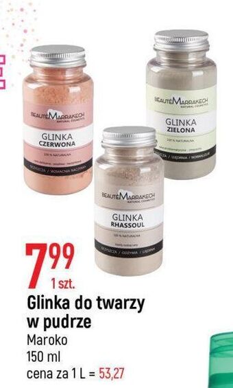 E.Leclerc Glinka czerwona w pudrze beauty marrakech oferta