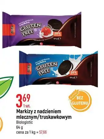 Markizy z nadzieniem truskawkowym bob's