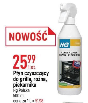 E.Leclerc Środek czysty grill, rożen i piekarnik hg kuchnie oferta