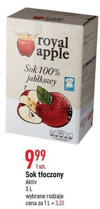 E.Leclerc Sok jabłkowy royal apple oferta