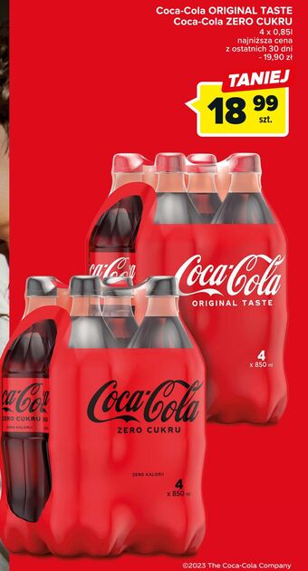 Carrefour Napój coca-cola oferta