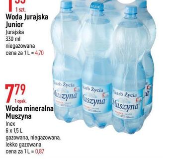 E.Leclerc Woda gazowana muszyna skarb życia oferta