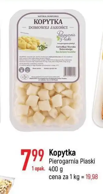 E.Leclerc Kopytka pierogarnia piaski oferta