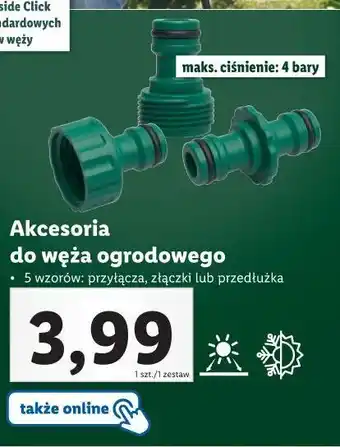 Lidl Przyłącze do kranu parkside oferta