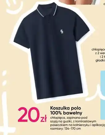 Pepco Koszulka polo chłopięca 134-170 cm oferta
