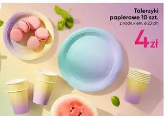 Pepco Talerze papierowe 23 cm oferta