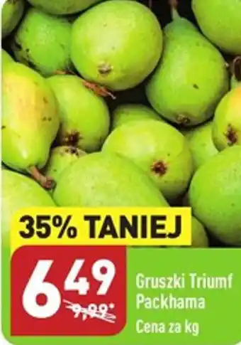 ALDI Gruszki Triumf Packhama 1kg oferta