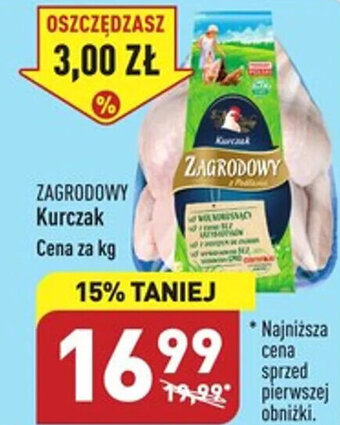 ALDI ZAGRODOWY Kurczak 1kg oferta