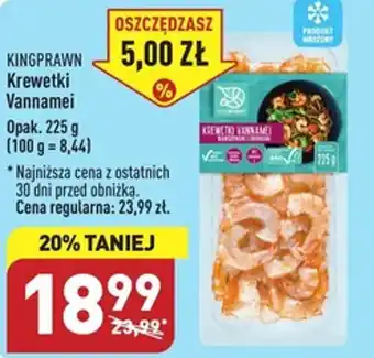 ALDI KINGPRAWN KREWETKI VANNAME 225g oferta