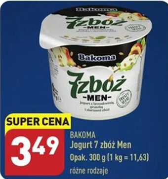 ALDI BAKOMA Jogurt 7 zbóż Men Opak. 300 g oferta