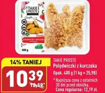 ALDI TPolędwiczki z kurczaka Opak. 400 g oferta