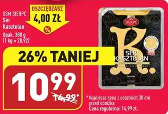 ALDI OSM SIERPC Ser Kasztelan 380g oferta
