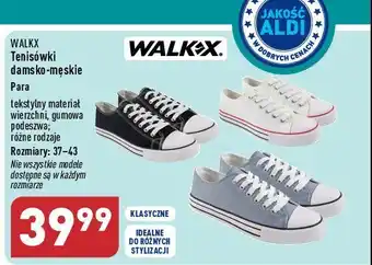 ALDI Tenisówki damsko-męskie 37-43 oferta